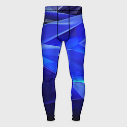 Мужские тайтсы Black and blue abstract background sport style