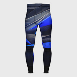 Мужские тайтсы Black and blue abstract background sport style