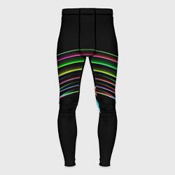 Тайтсы мужские Радужные линии, цвет: 3D-принт