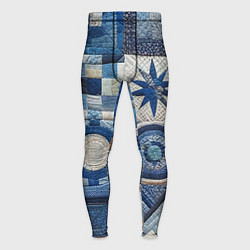 Мужские тайтсы Denim patchwork - ai art