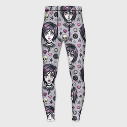Тайтсы мужские Эмо-стиль нулевых, цвет: 3D-принт