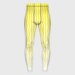 Тайтсы мужские Вертикальные волнистые линии, цвет: 3D-принт
