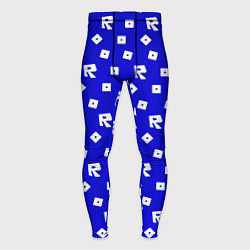 Мужские тайтсы Roblox blue pattern