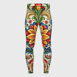 Мужские тайтсы Русские классические узоры и орнамент