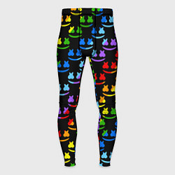 Мужские тайтсы Marshmello pattern neon