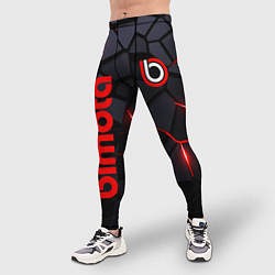 Тайтсы мужские Bimoto - плиты с эффектом свечения, цвет: 3D-принт — фото 2