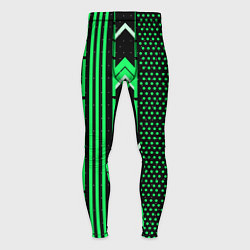 Мужские тайтсы Зелёные обои на чёрном фоне