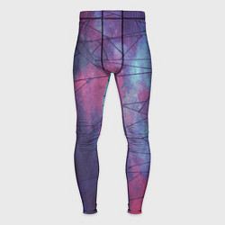 Мужские тайтсы Космическая туманность: паутина