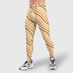 Тайтсы мужские Мягкие волны, цвет: 3D-принт — фото 2