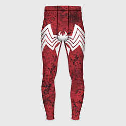 Мужские тайтсы Знак венома на красном
