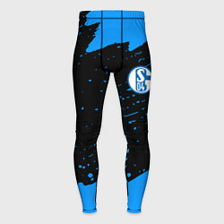 Тайтсы мужские Schalke 04 fc blue color, цвет: 3D-принт
