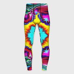 Мужские тайтсы Абстракция узор фракталы