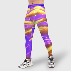 Тайтсы мужские Блестящая волнистая текстура, цвет: 3D-принт — фото 2