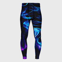 Тайтсы мужские Color blue pink, цвет: 3D-принт