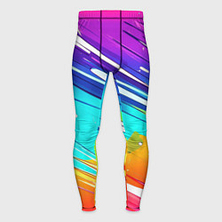 Мужские тайтсы Радужные брызги краски текстура