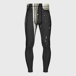 Тайтсы мужские Белая слизь текстура, цвет: 3D-принт