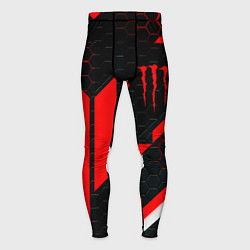 Тайтсы мужские Monster energy sport geometry, цвет: 3D-принт