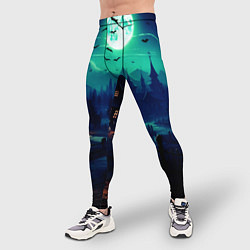 Тайтсы мужские Day of the Dead - Хэллоуин, цвет: 3D-принт — фото 2