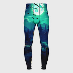 Тайтсы мужские Day of the Dead - Хэллоуин, цвет: 3D-принт