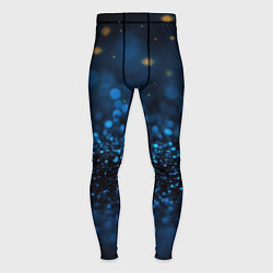 Мужские тайтсы Боке блестяшки на черном