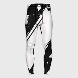 Мужские тайтсы Color black white