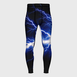 Мужские тайтсы Lightning blue
