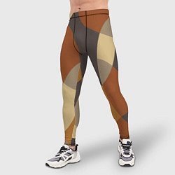 Тайтсы мужские Графические цветные текстуры и паттерны, цвет: 3D-принт — фото 2