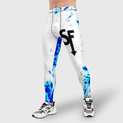 Тайтсы мужские Sally Face краски, цвет: 3D-принт — фото 2