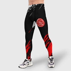 Тайтсы мужские Ajax штрихи красок, цвет: 3D-принт — фото 2