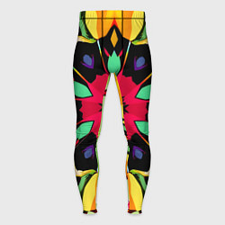 Мужские тайтсы Салатовый калейдоскоп