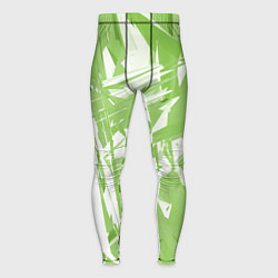 Мужские тайтсы Color white green