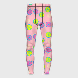 Тайтсы мужские Цитрусовый розовый, цвет: 3D-принт