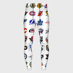 Мужские тайтсы Команды НХЛ на белом фоне