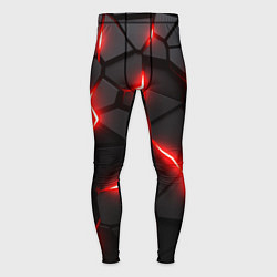 Мужские тайтсы Красная неоновая броня