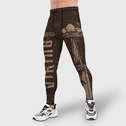 Тайтсы мужские Меч викинга, цвет: 3D-принт — фото 2