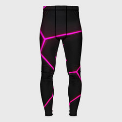 Мужские тайтсы Черные соты текстура