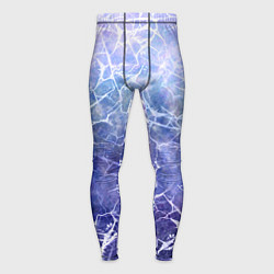 Мужские тайтсы Абстракция - white web on blue background