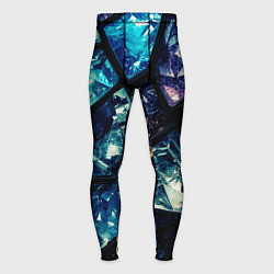 Тайтсы мужские Текстура драгоценных камней, цвет: 3D-принт