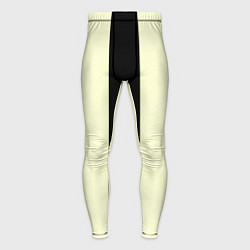 Мужские тайтсы Color black beige line