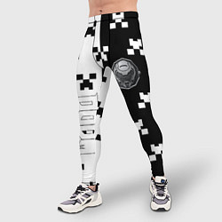 Тайтсы мужские Doom x minecraft pattern, цвет: 3D-принт — фото 2