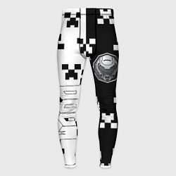 Тайтсы мужские Doom x minecraft pattern, цвет: 3D-принт