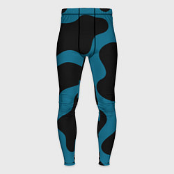 Мужские тайтсы Синяя коровья расцветка