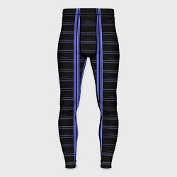 Мужские тайтсы Color black cage purple stripes