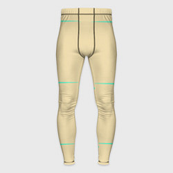 Мужские тайтсы Color beige green stripes