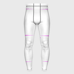 Мужские тайтсы Color white blue pink stripes