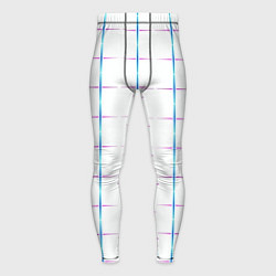 Мужские тайтсы Color white blue stripes