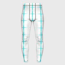 Мужские тайтсы Color white light blue crosses