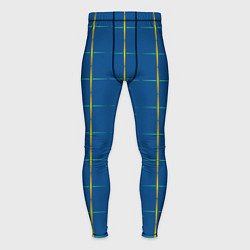 Мужские тайтсы Color blue yellow cross