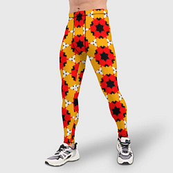 Тайтсы мужские Текстура из абстрактных мячей, цвет: 3D-принт — фото 2