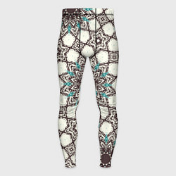 Мужские тайтсы Калейдоскоп из цветочных звезд